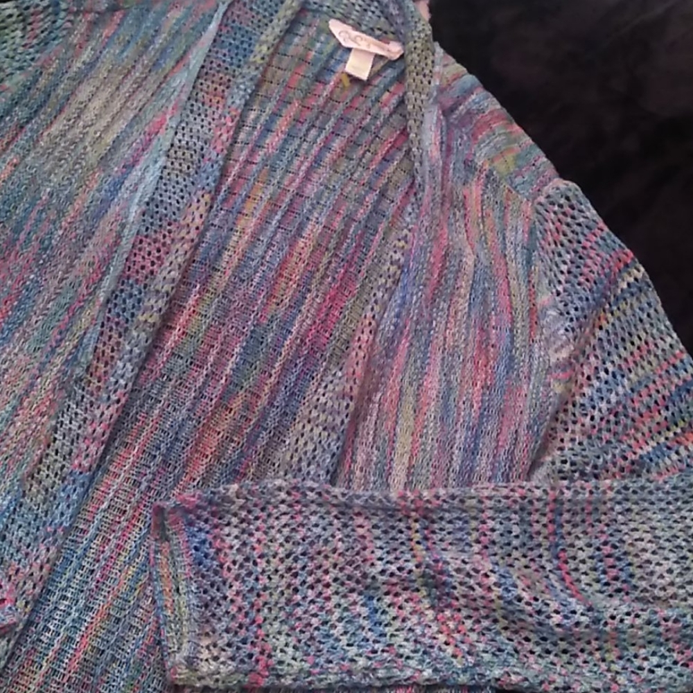NWOT L Krazy Kat Cardigan - Picture 2 of 9